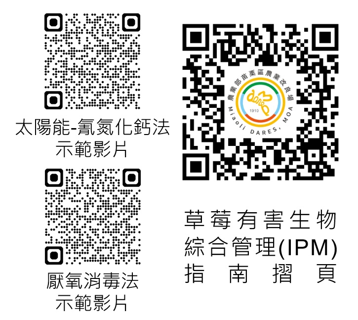 苗栗場製作解說摺頁與土壤消毒示範影片連結